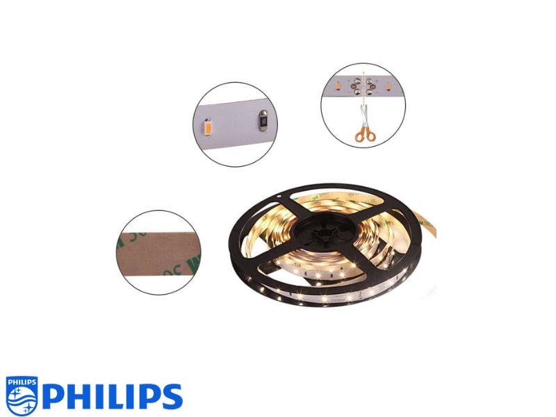 Thông số kỹ thuật đèn LED dây dán Philips cuộn 5m 12.5W 24V LS155 LED3 G2