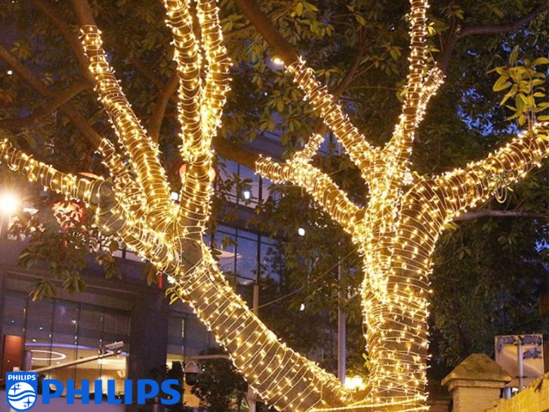 Ứng dụng thực tế của đèn LED dây Philips 6.8W 50m 31161 silicon
