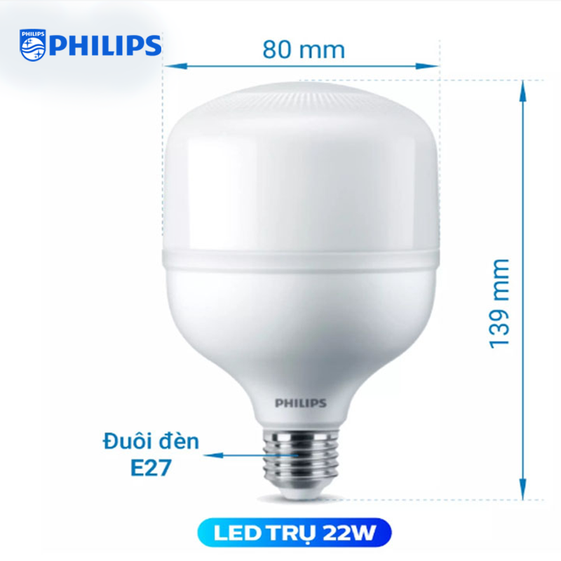 Đèn LED Bulb Philips Hi-Lumen G3 22W E27 GEN3