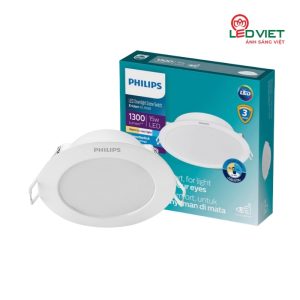 Đèn LED âm trần Philips Eridani đổi màu DL190B SSW LED10 D125 12W