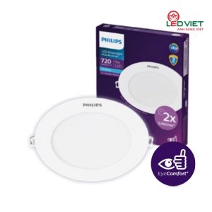 Đèn LED âm trần Philips siêu mỏng DL262 EC RD
